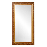 Espelho De Luxo Dourada Moldura Trabalhada 50x100